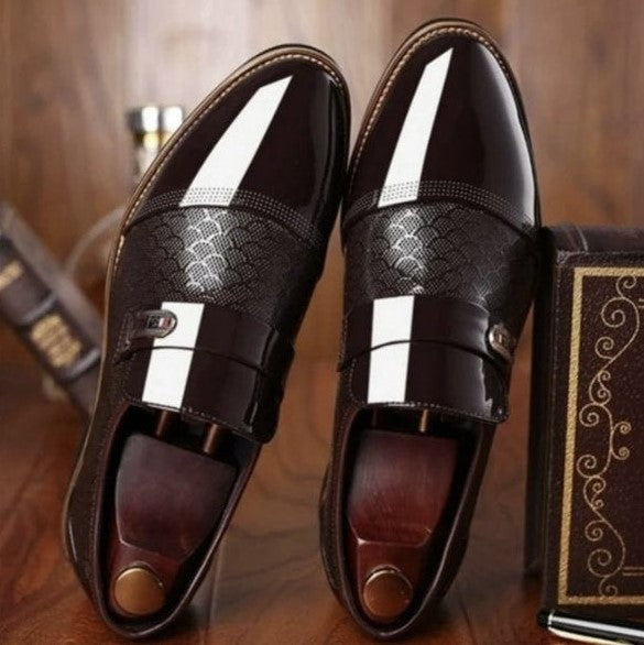 Chaussures Richelieu Cuir Noir Classique