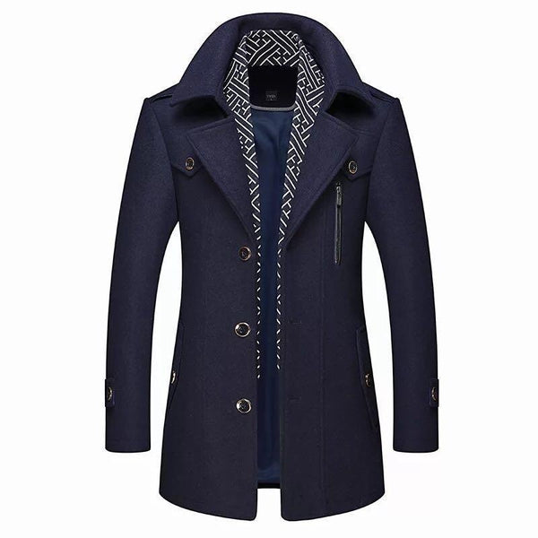 Blouson Cuir Noir Élégant Homme