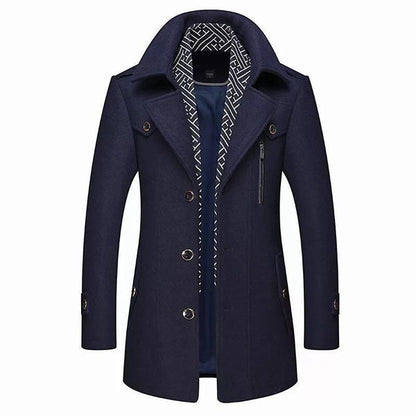 Blouson Cuir Noir Élégant Homme