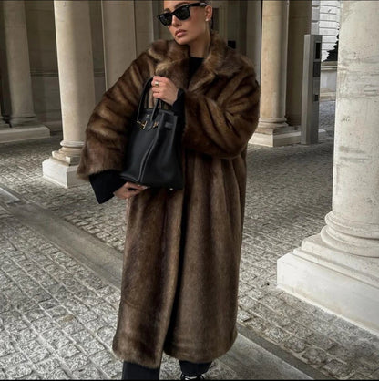 Manteau Femme Long Hiver Chic et Doux