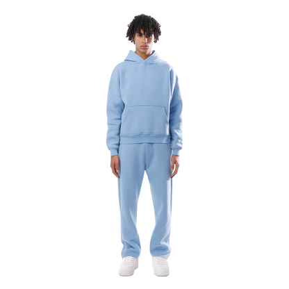 Sweat Capuche Unisexe Noir avec Poche Zippée