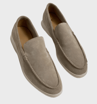 Mocassins Homme Cuir Italien Brun Classique