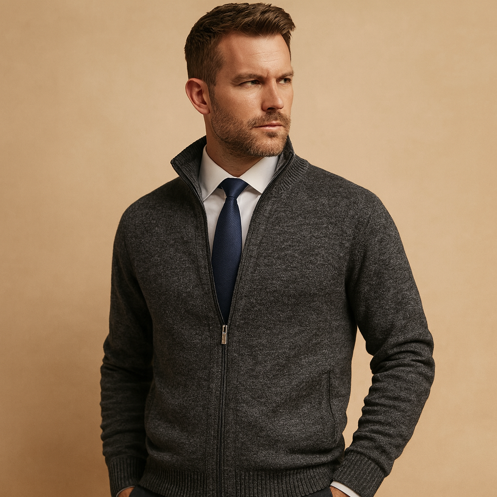 Gilet hiver épais et chaud pour homme réversible