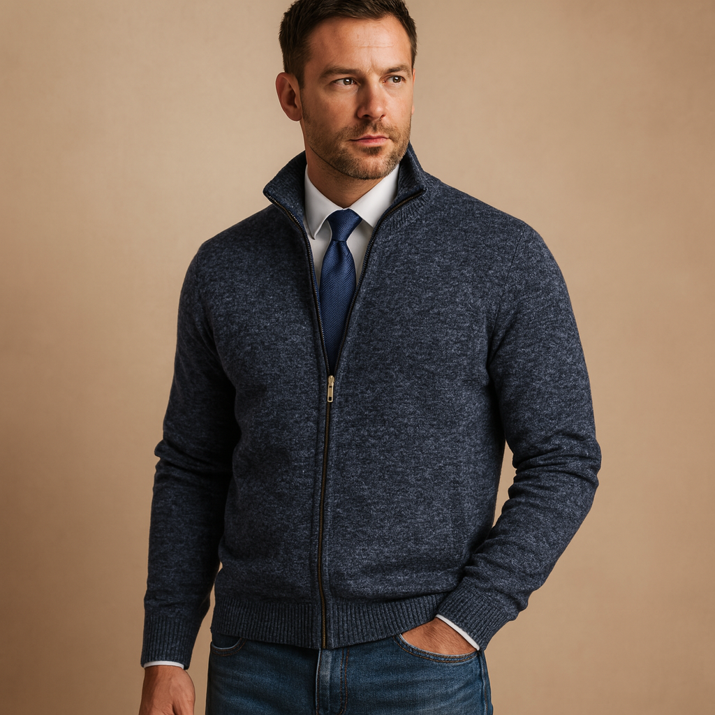 Gilet hiver épais et chaud pour homme réversible