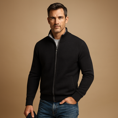 Gilet hiver épais et chaud pour homme réversible