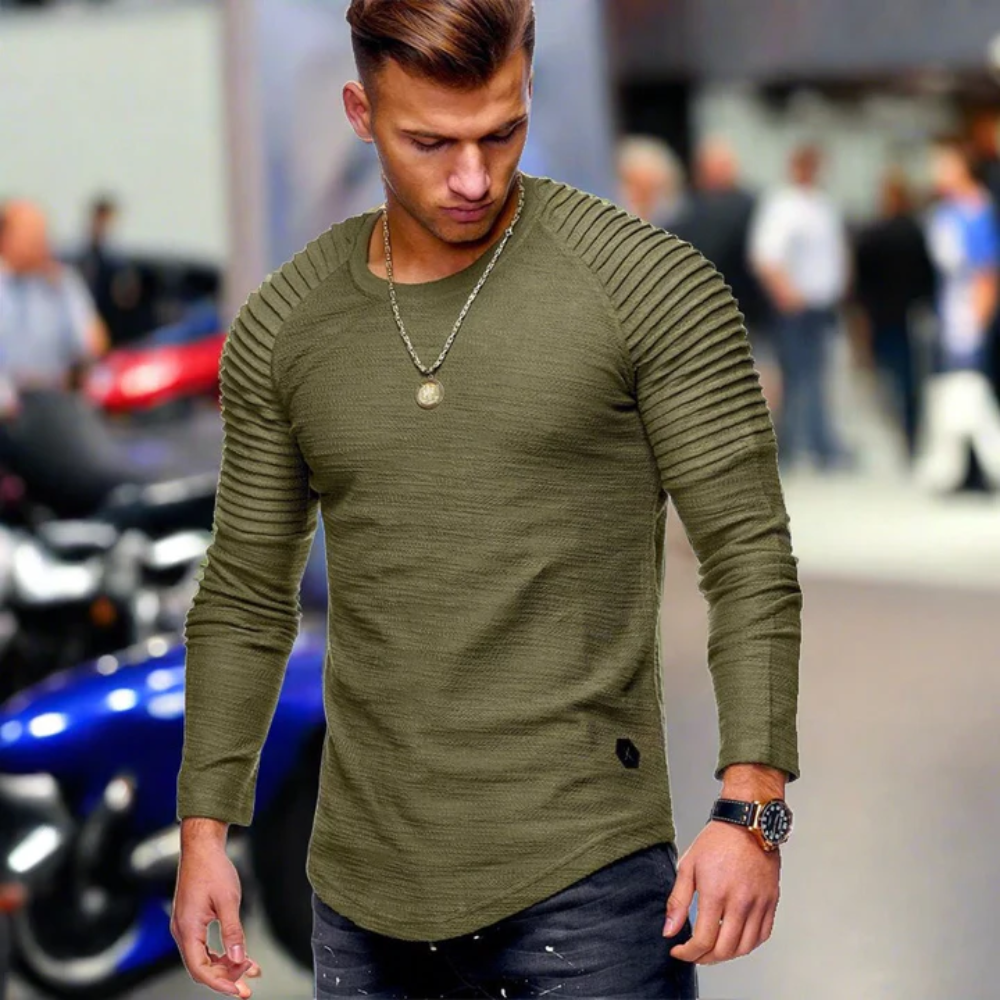 Sweat-shirt Col Rond Slim Fit Homme