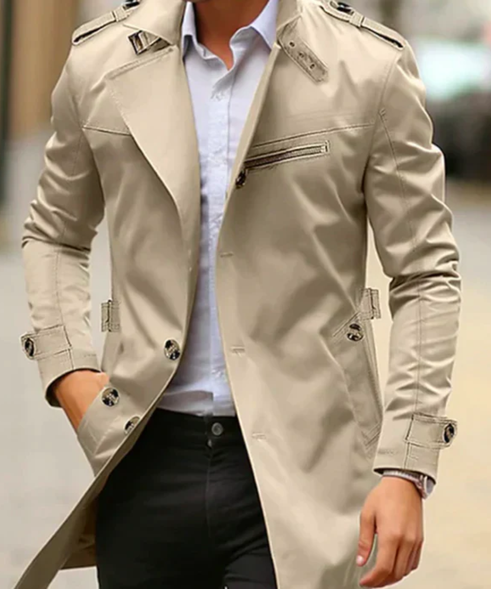 Manteau Long Hiver Douillet avec Capuchon et Manches Chauffantes