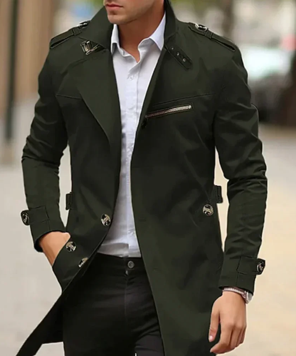Manteau Long Hiver Douillet avec Capuchon et Manches Chauffantes