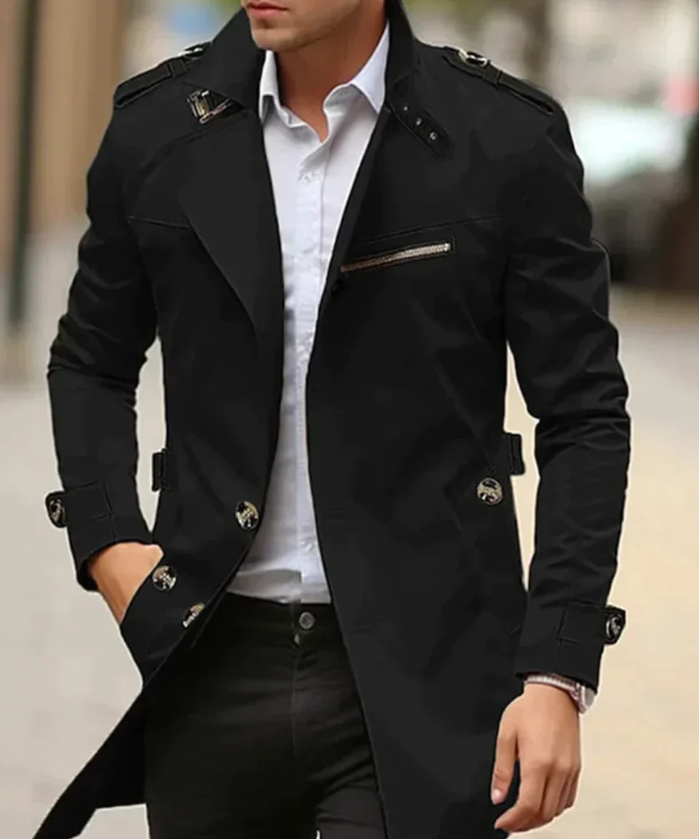 Manteau Long Hiver Douillet avec Capuchon et Manches Chauffantes - PanierRoyale