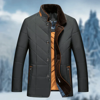 Veste Hiver Étanche à Manches Longues avec Capuchon et Poches
