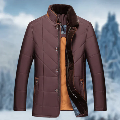 Veste Hiver Étanche à Manches Longues avec Capuchon et Poches