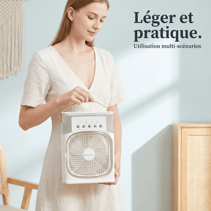 Ventilateur de Bureau Brumisateur Silencieux – Rafraîchisseur USB Portable
