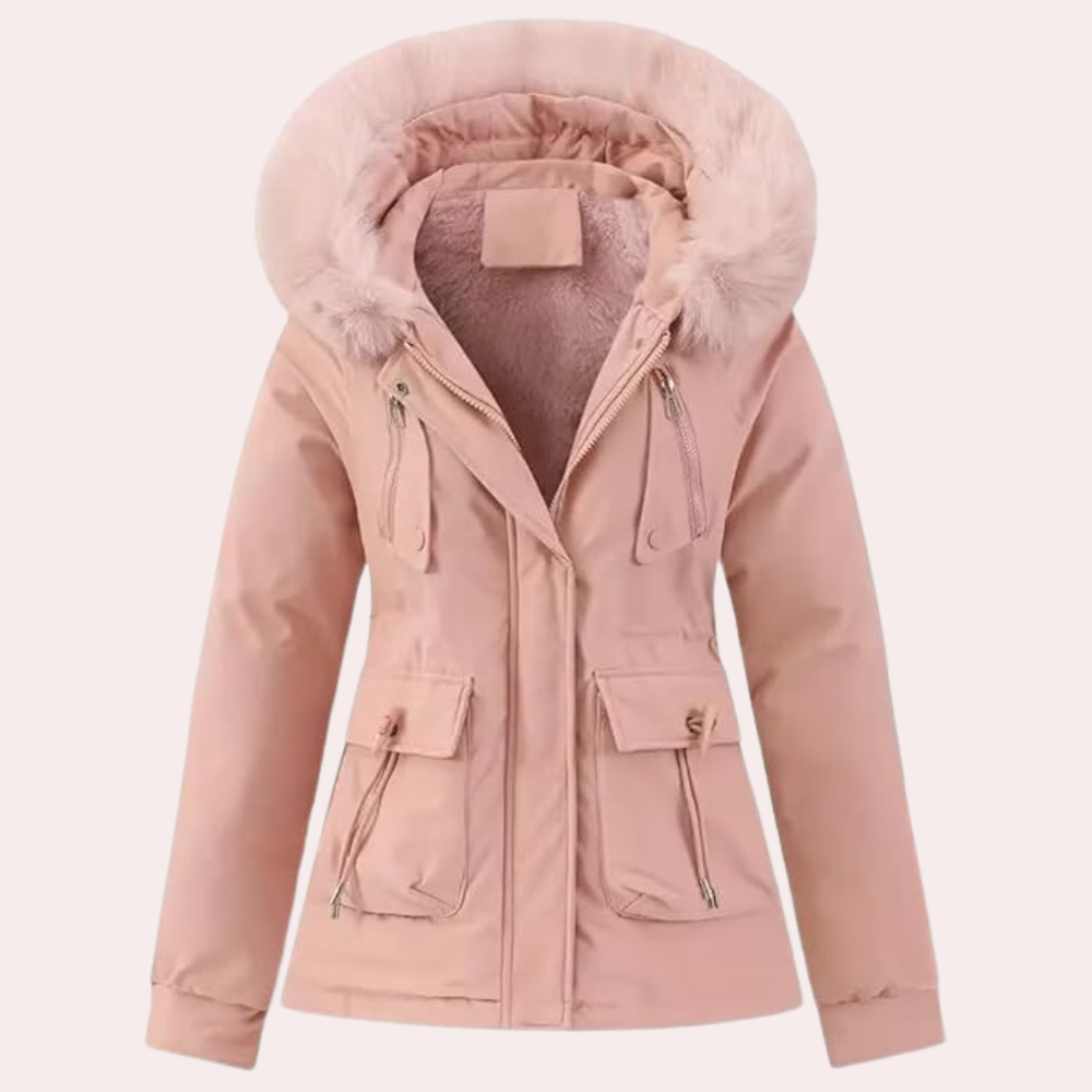 BELLA - Veste d'Hiver à Capuche Moderne pour Femmes