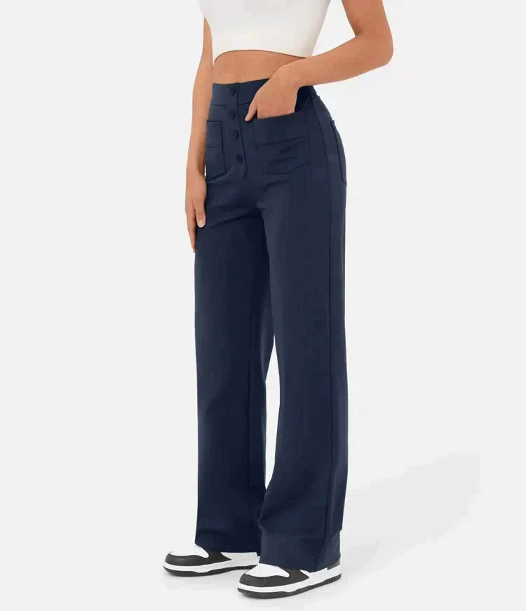 Pantalon femme noir comfy et élégant - PanierRoyale