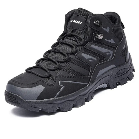 Bottes de marche tout-terrain à lacets unisexes
