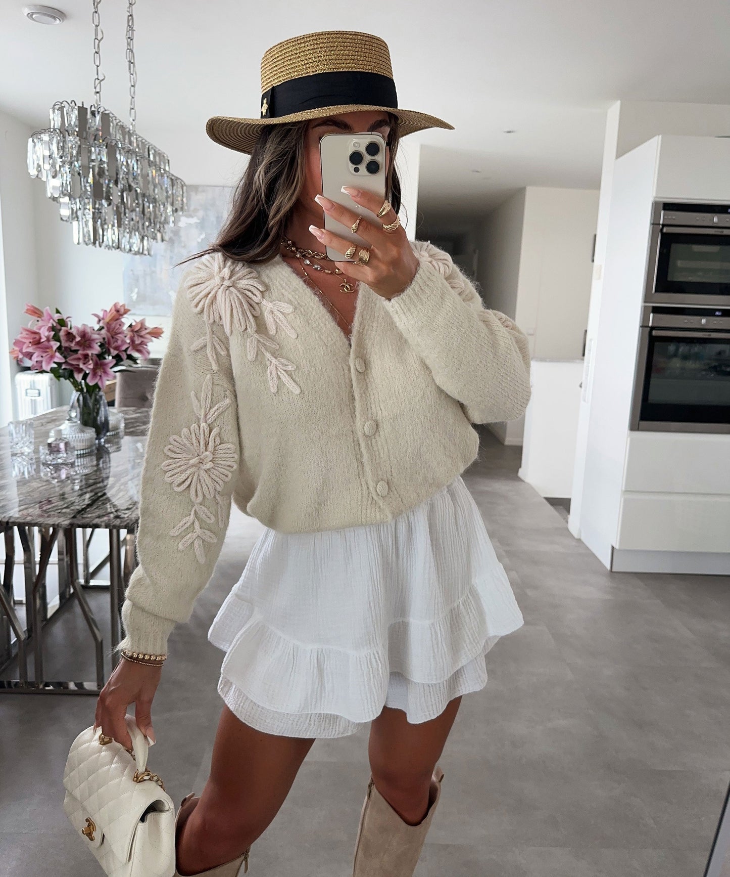 Robe de Plage Élégante Méditerranéenne - PanierRoyale