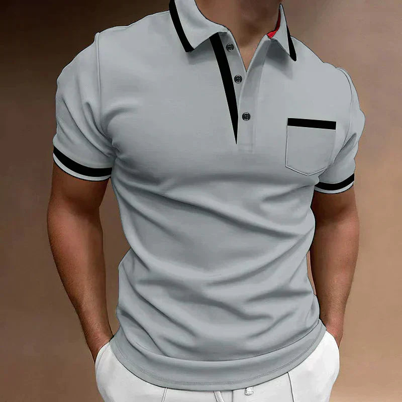 Polo Homme Casual Décontracté pour Tous les Jours
