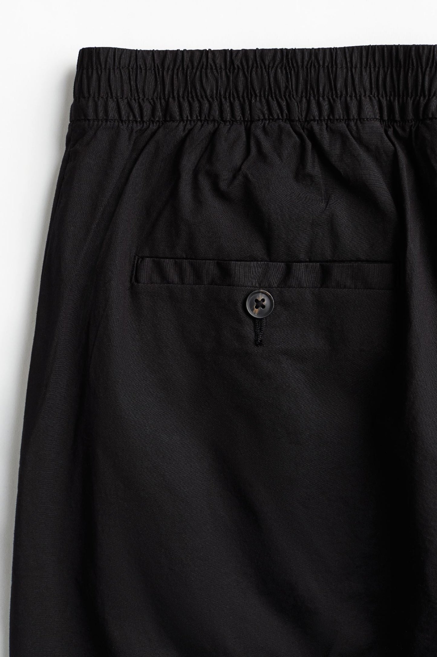 Pantalon Chino Noir Homme avec Cordons