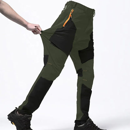 Pantalon Homme Étanche - Tissu Waterproof, Coupe Slim et Poches Utiles
