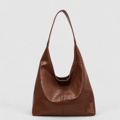 Sac à Main Grand Modèle en Cuir Végétal avec Pochette Intérieure