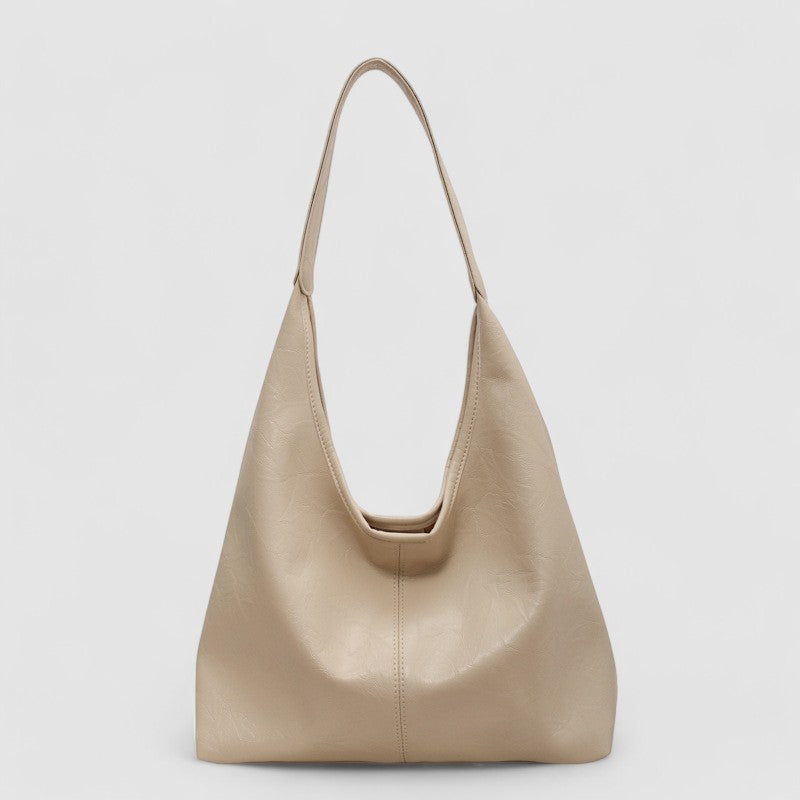 Sac à Main Grand Modèle en Cuir Végétal avec Pochette Intérieure