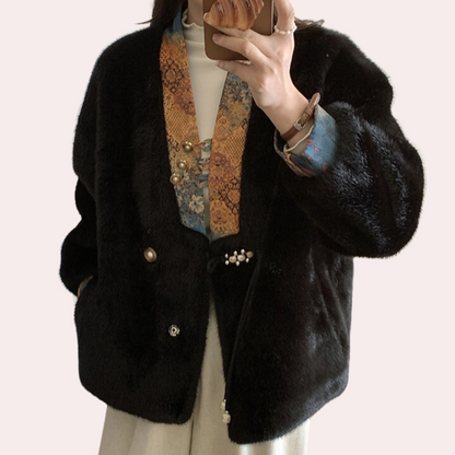 MELIS - Manteau d'Hiver Classique pour Femmes