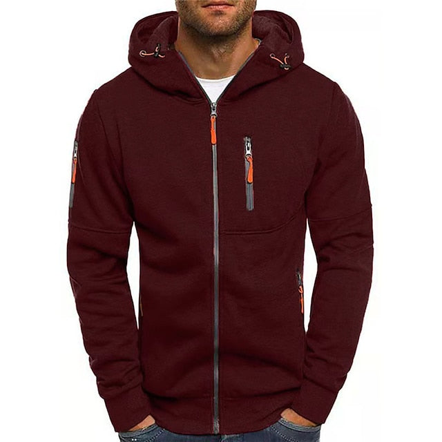 Sweat à Capuche Coton Homme Élégant et Confortable