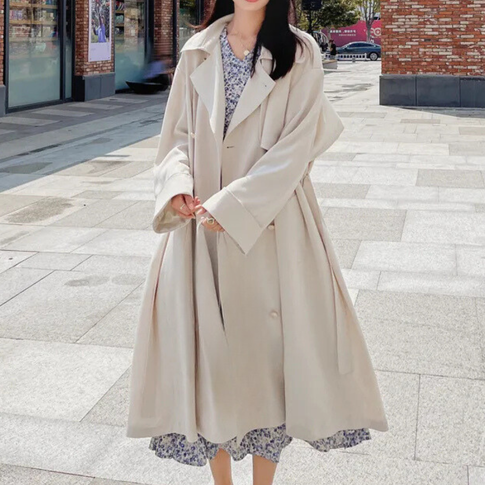 DALEYZA - Manteau long et classique pour femmes