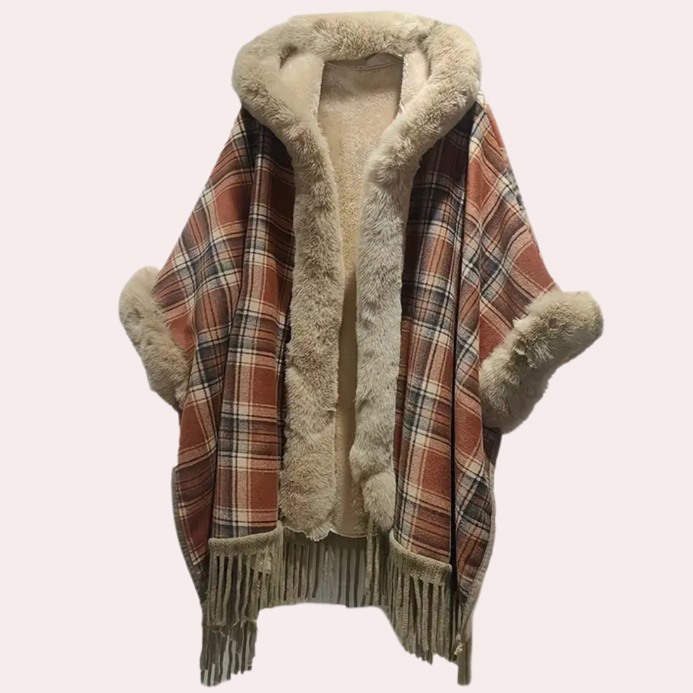 Écharpe Femme à Carreaux Douce et Chaude pour Hiver