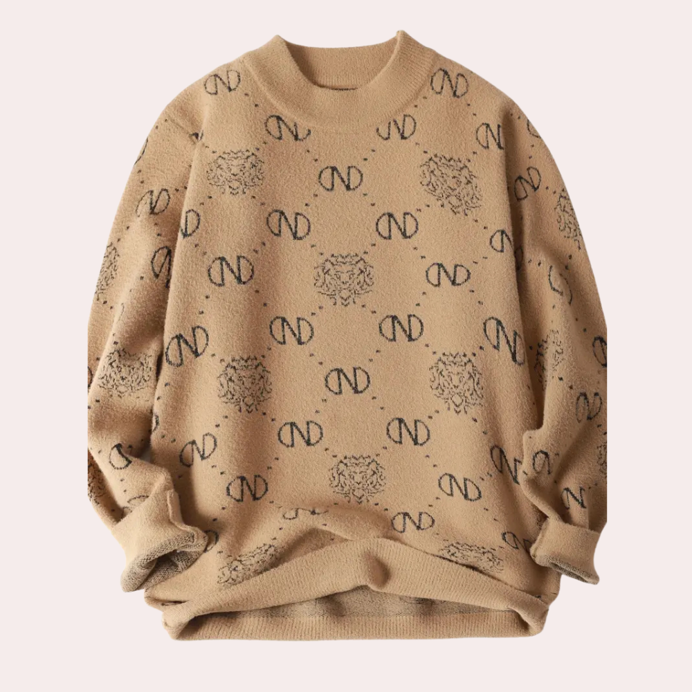Pull Homme Tricot Luxe Élégant - PanierRoyale