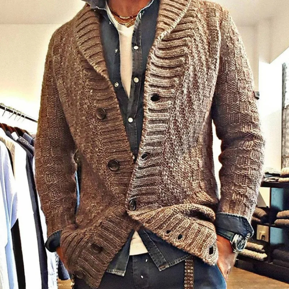 Gilet Tricoté Homme Élégant et Confortable - PanierRoyale