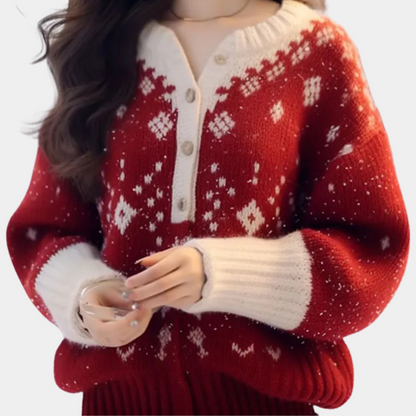 MARIANNE - Pull de Noël Moderne pour Femmes