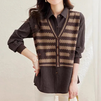 BIA - Pull Cardigan Confortable et Chaleureux pour Femmes