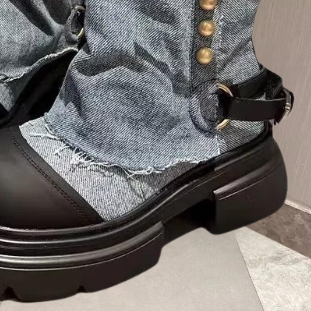 Bottes en Jean Tendance - vue 4