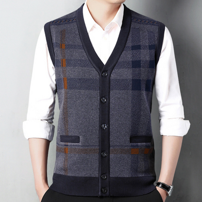 VIDOR - Gilet Tricoté pour Homme