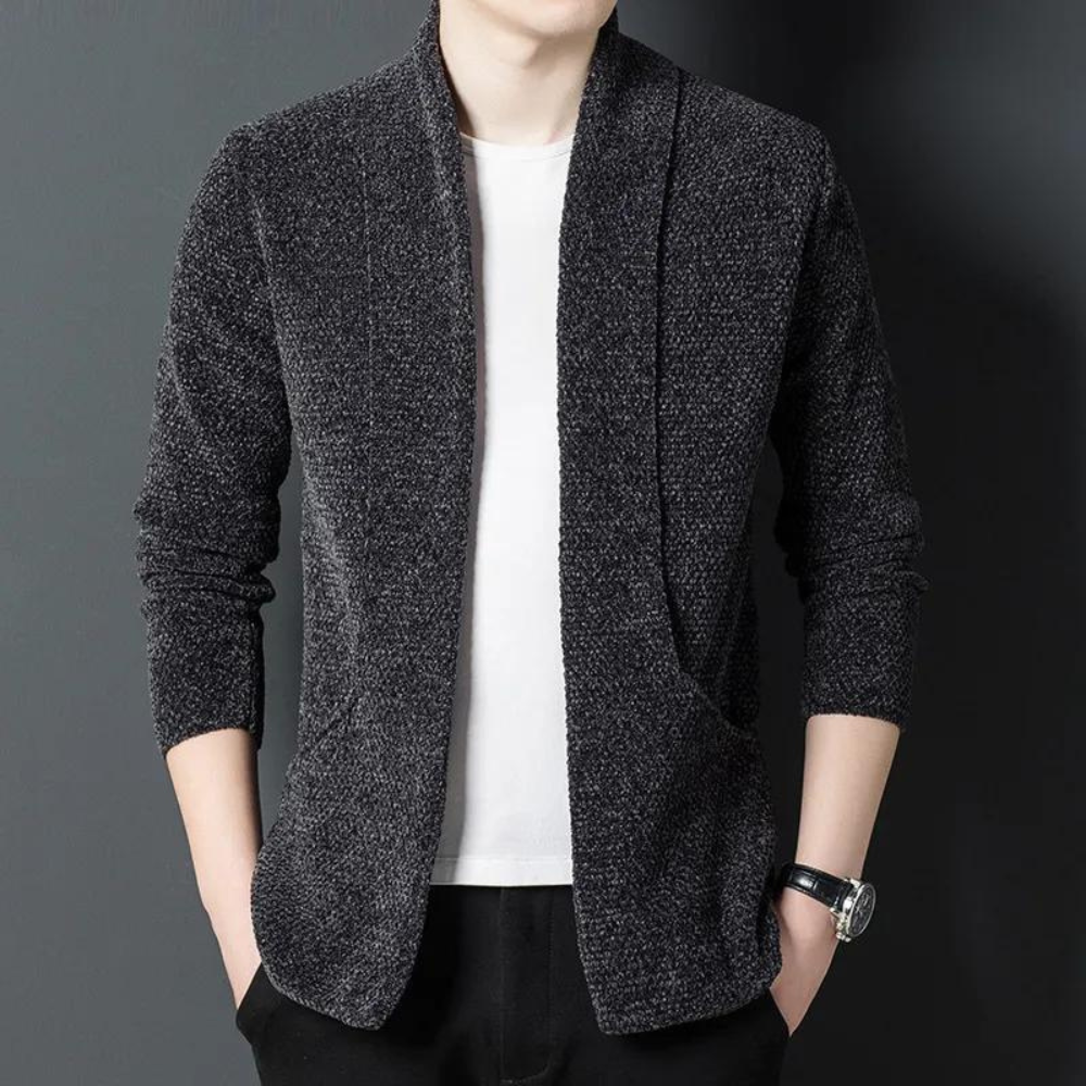 KEITH - Cardigan d'Hiver Décontracté pour Hommes