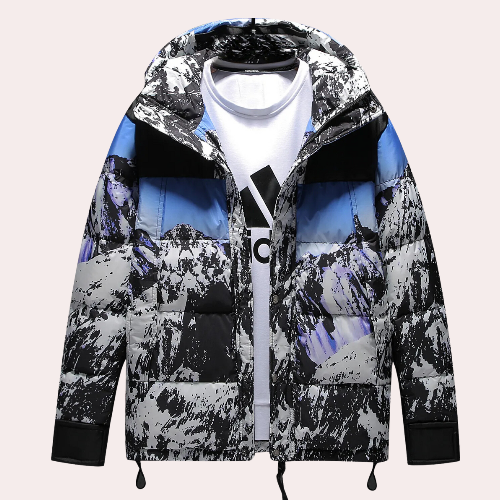 ETANA - Veste d'Hiver Extérieure Décontracté pour Hommes