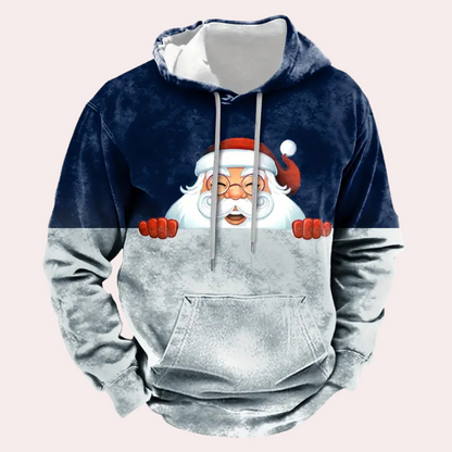 ELBERT - Pull à Capuche de Noël pour Hommes