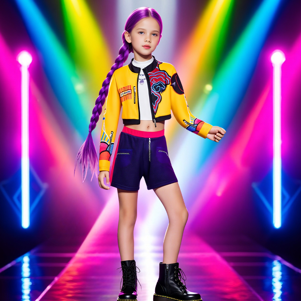 Veste Enfant Hiver Capuche Fermeture Éclair - PanierRoyale