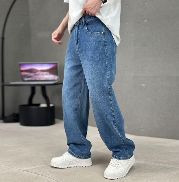 Jean Homme Décontracté Taille Relâchée