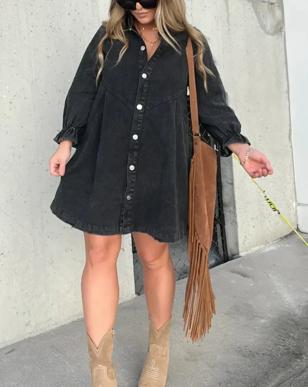 Robe Décontractée Femme Col V Manches Courtes