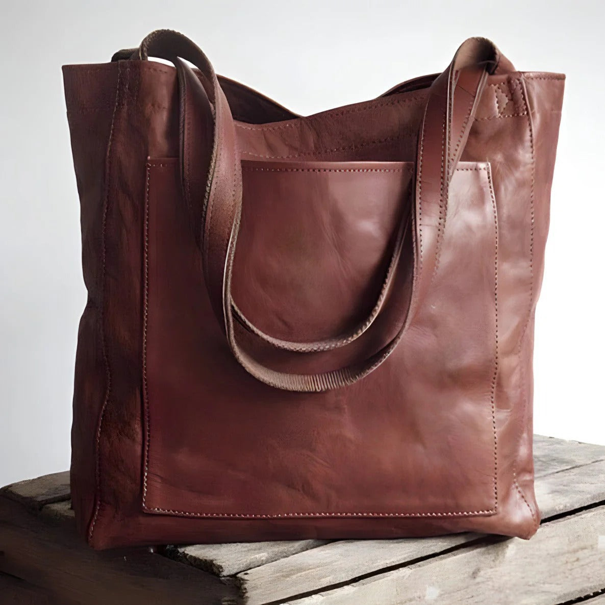 Sac à Main Femme Élégant avec Poignée et Poches Intérieures