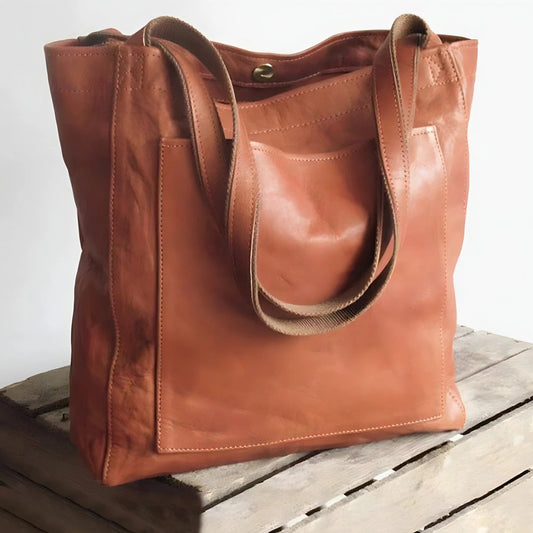 Sac à Main Femme Élégant avec Poignée et Poches Intérieures - PanierRoyale