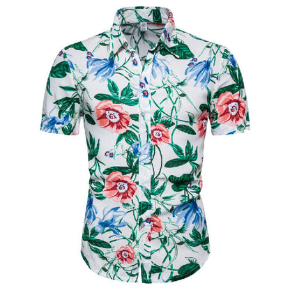 Chemise Homme Décontractée en Lin et Coton pour Été - BerlinGlamour