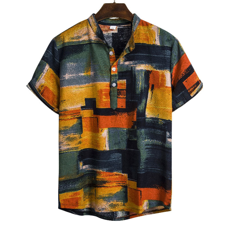 Chemise Décontractée Imprimée pour Homme - BerlinGlamour