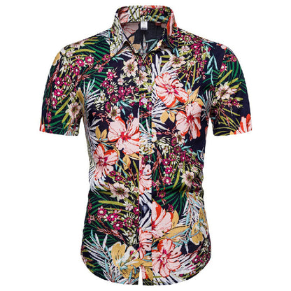 Chemise Homme Manche Courte Marine