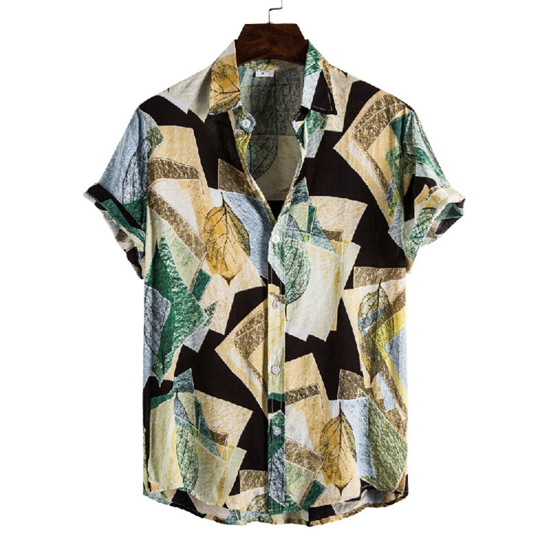 Chemise décontractée Homme Imprimé Coloré - BerlinGlamour