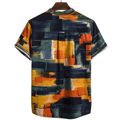Chemise Décontractée Imprimée pour Homme