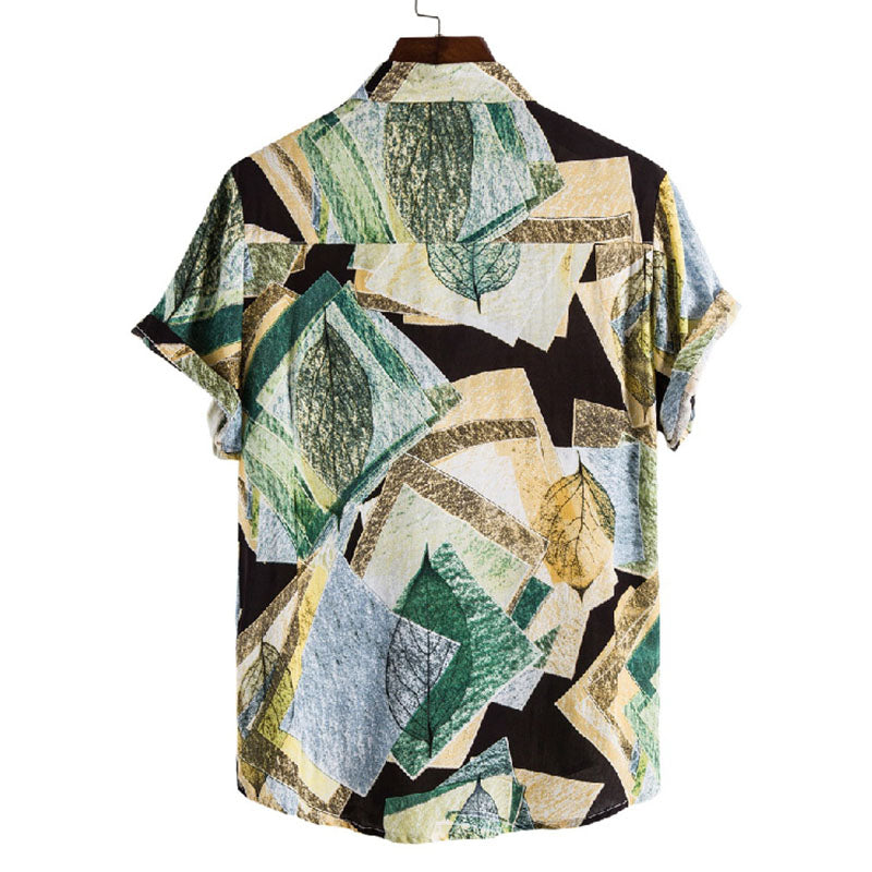 Chemise décontractée Homme Imprimé Coloré