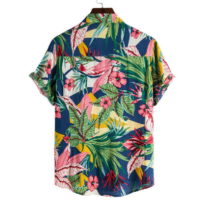 Chemise Homme Décontractée Imprimée Pour Vacances